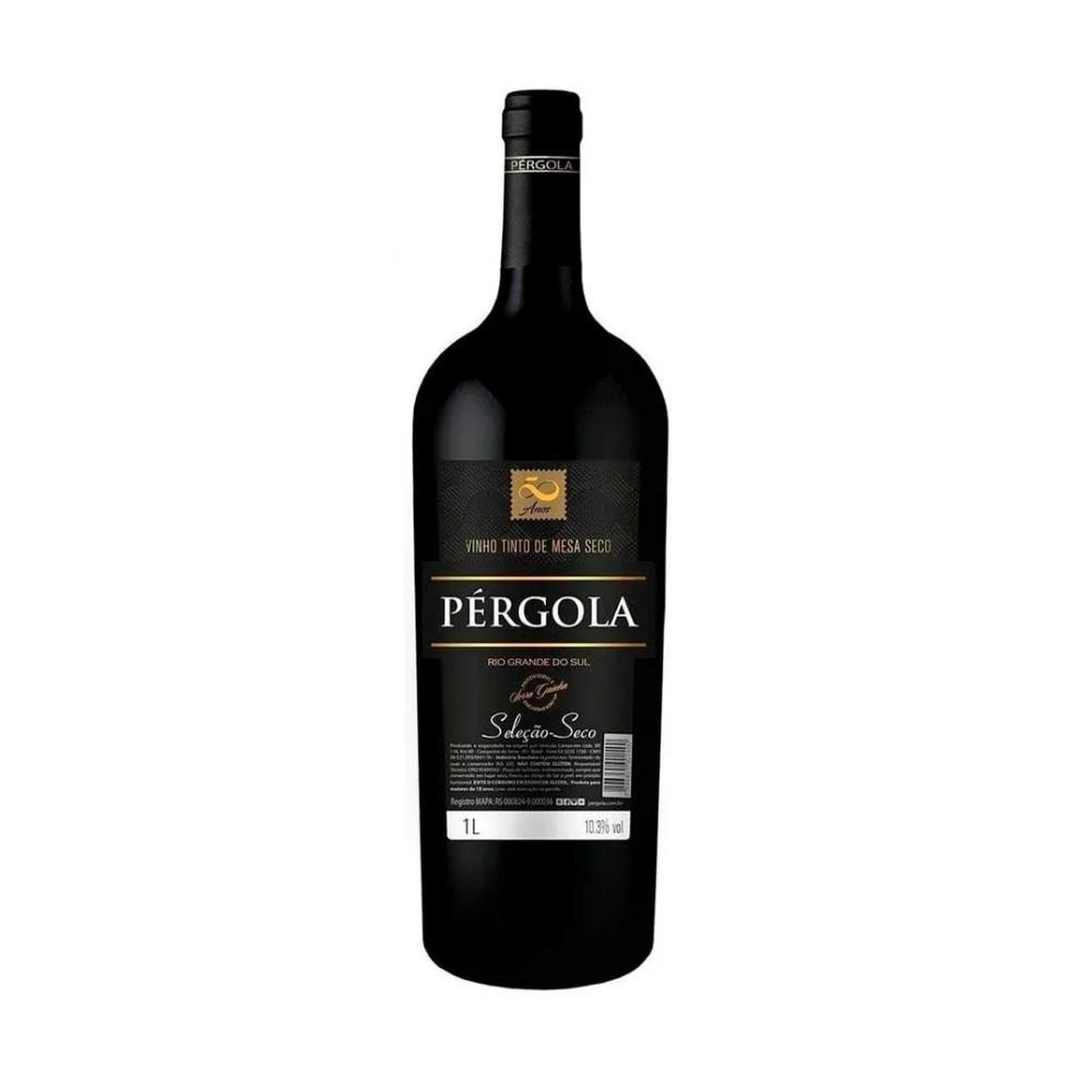 VINHO PERGOLA TINTO SECO 1L