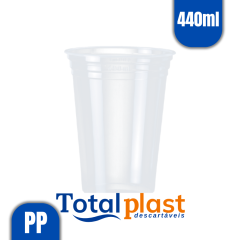 COPO DESC 440ML PP TRAN TOTAL PLAST 50X1