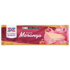 BISC CRISTAL WAFER MORANGO 115G