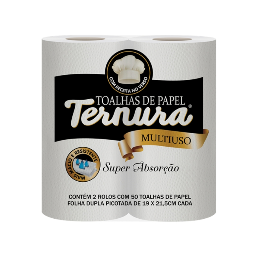 PAPEL TOALHA TERNURA 2X1X50