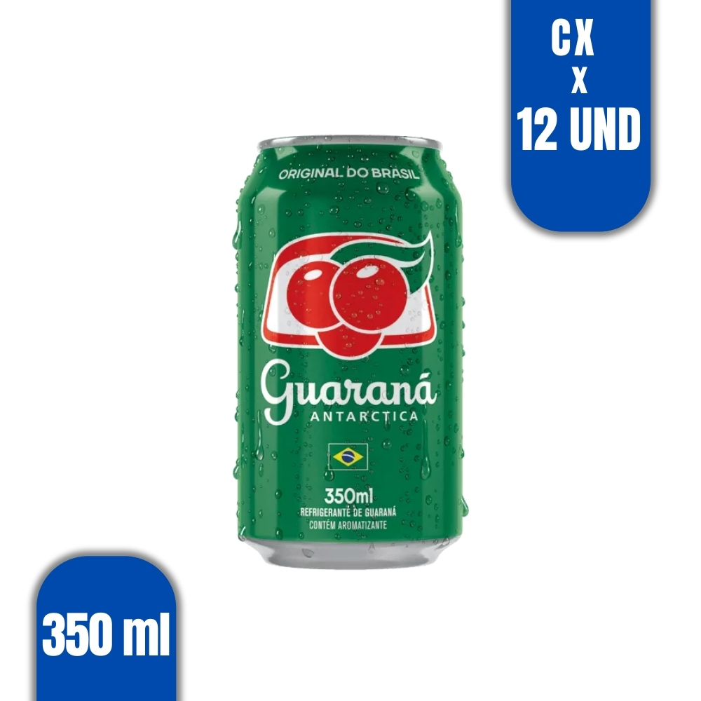 REFRIGERANTE 350ML GUARANA ANTARTICA LATA