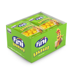 BALA FINI GELATINA BANANAS 15G