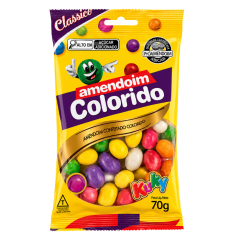 AMENDOIM KUKY COLORIDO 70G