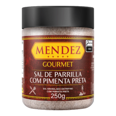 SAL DE PARRILHA MENDEZ PIMENTA PRET 250G
