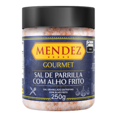 SAL DE PARRILHA MENDEZ ALHO FRITO 250G