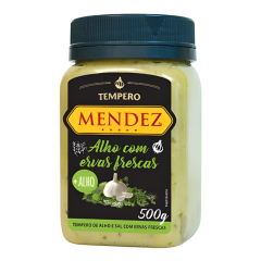 TEMP MENDEZ ALHO COM ERVAS FRESCAS 500G