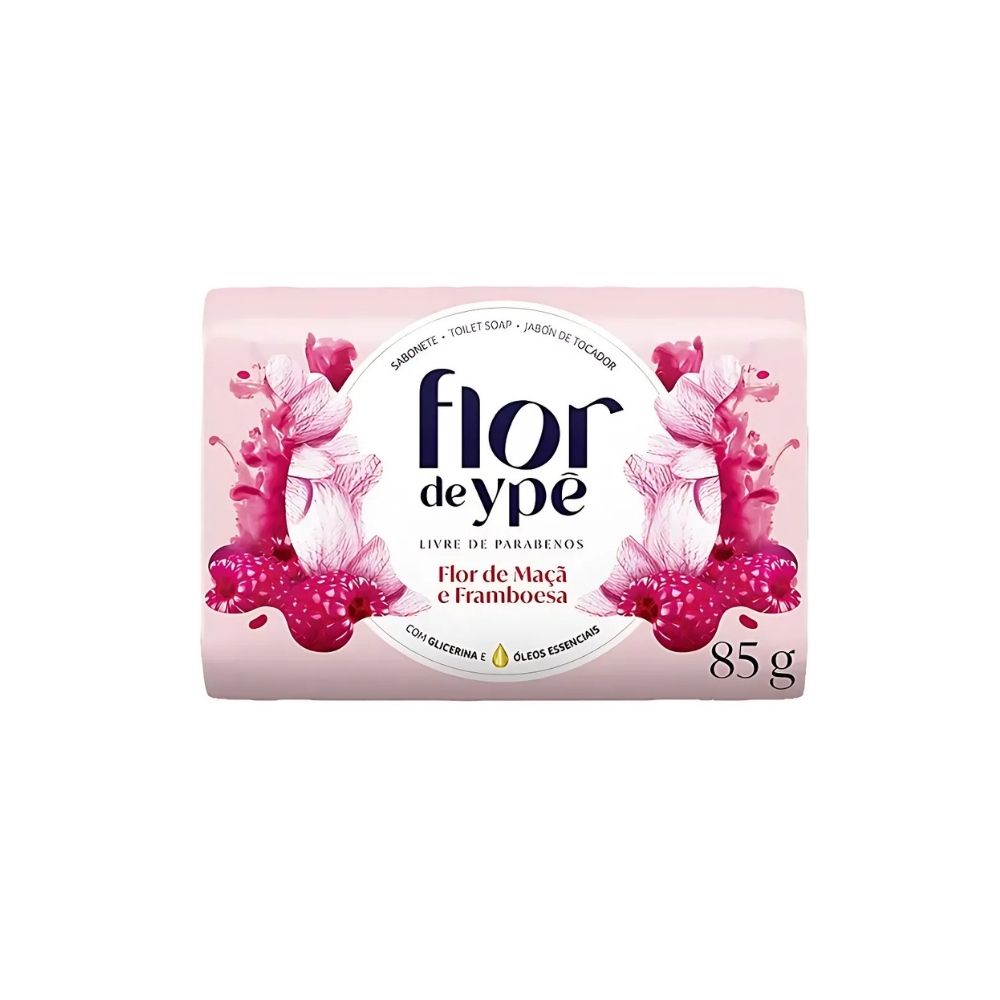 SABONETE FLOR DE YPE 85G FLOR MACA FRAMB