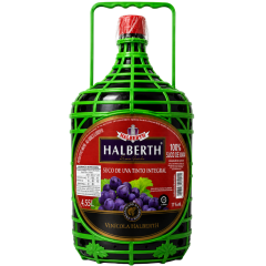 SUCO DE UVA HALBERTH TINTO 4,55L