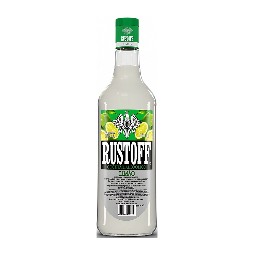 VODKA RUSTOFF 970ML LIMAO