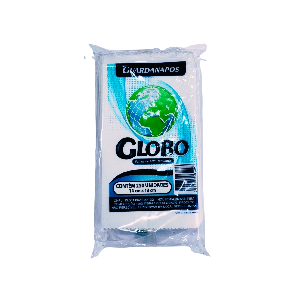 GUARDANAPO GLOBO 13X14CM