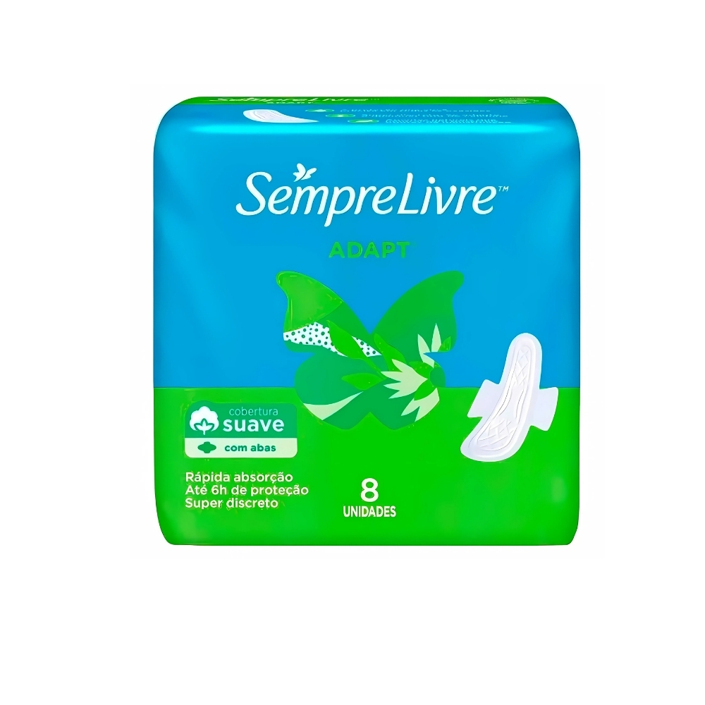 ABSORVENTE SEMPRE LIVRE ADAPT SUAVE C/ABAS