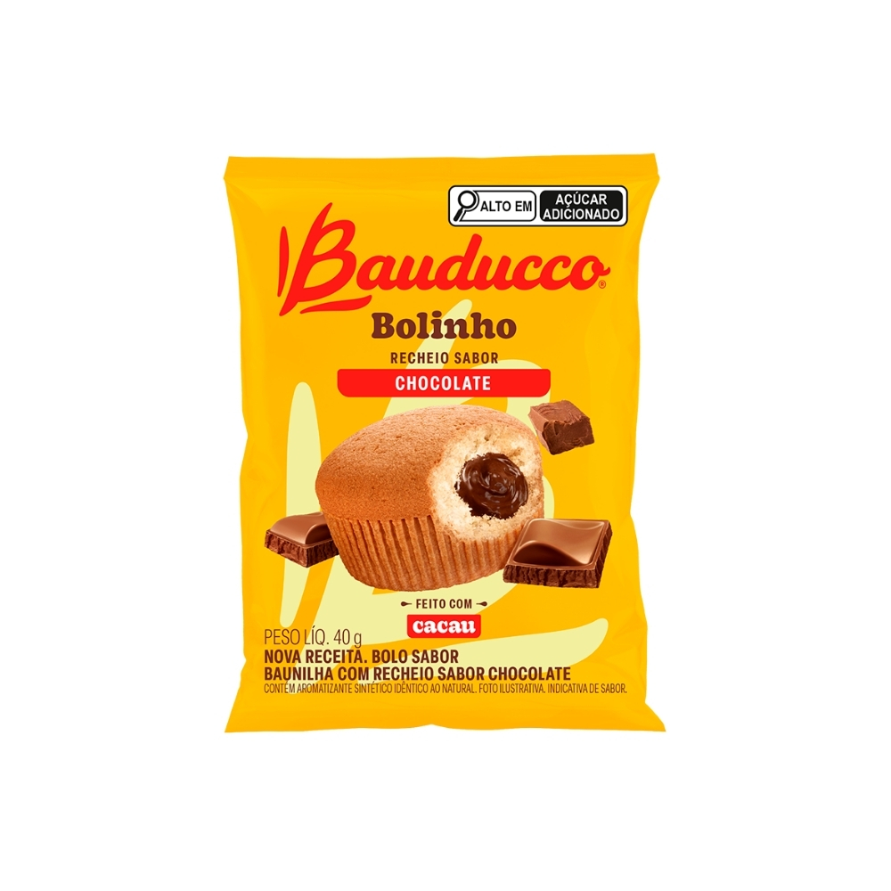 BOLINHO BAUDUCCO BAUNI RECH CHOC 40G