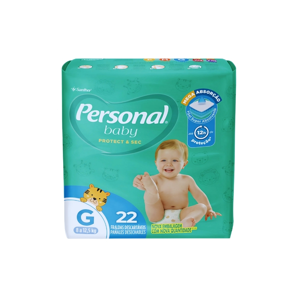 FRALDA PERSONAL JUMBO G 22X1