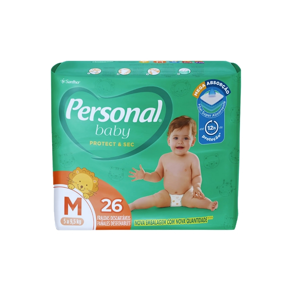 FRALDA PERSONAL JUMBO M 26X1