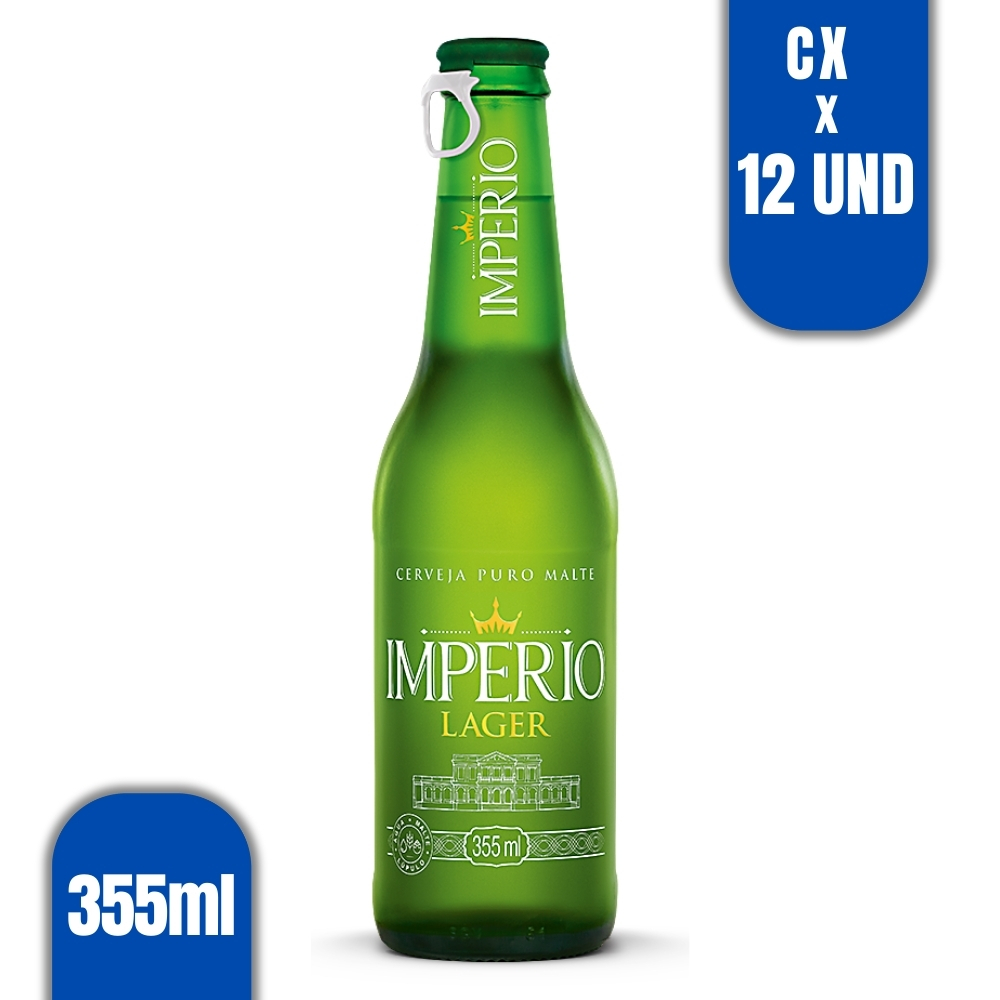 CERVEJA IMPERIO MALTE LAGER L NECK 355ML