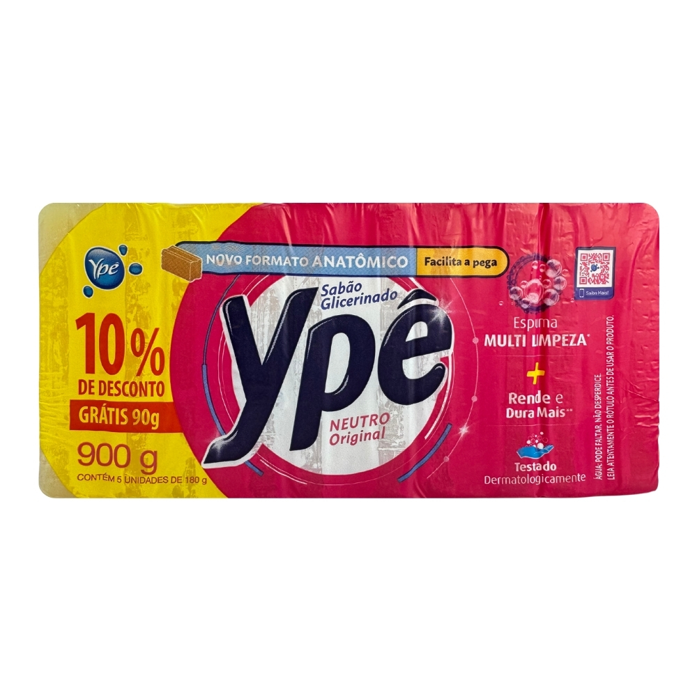 SABAO BARRA YPE NEUTRO 5X180G 10% DESC