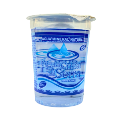 AGUA MIN 200ML COPO CRISTAL DA SERRA