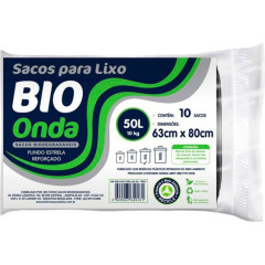 SACO LIXO 50L BIO ONDA PTO 5X1