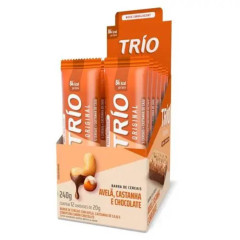 BARRA CEREAL TRIO CAST/AVELA/CHOC 20G